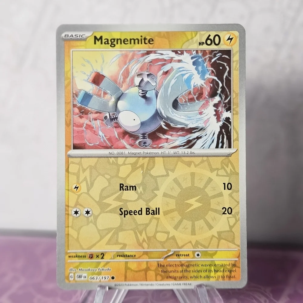 Magnemite 063/197 Pokémon TCG Reverse Holo Rare
